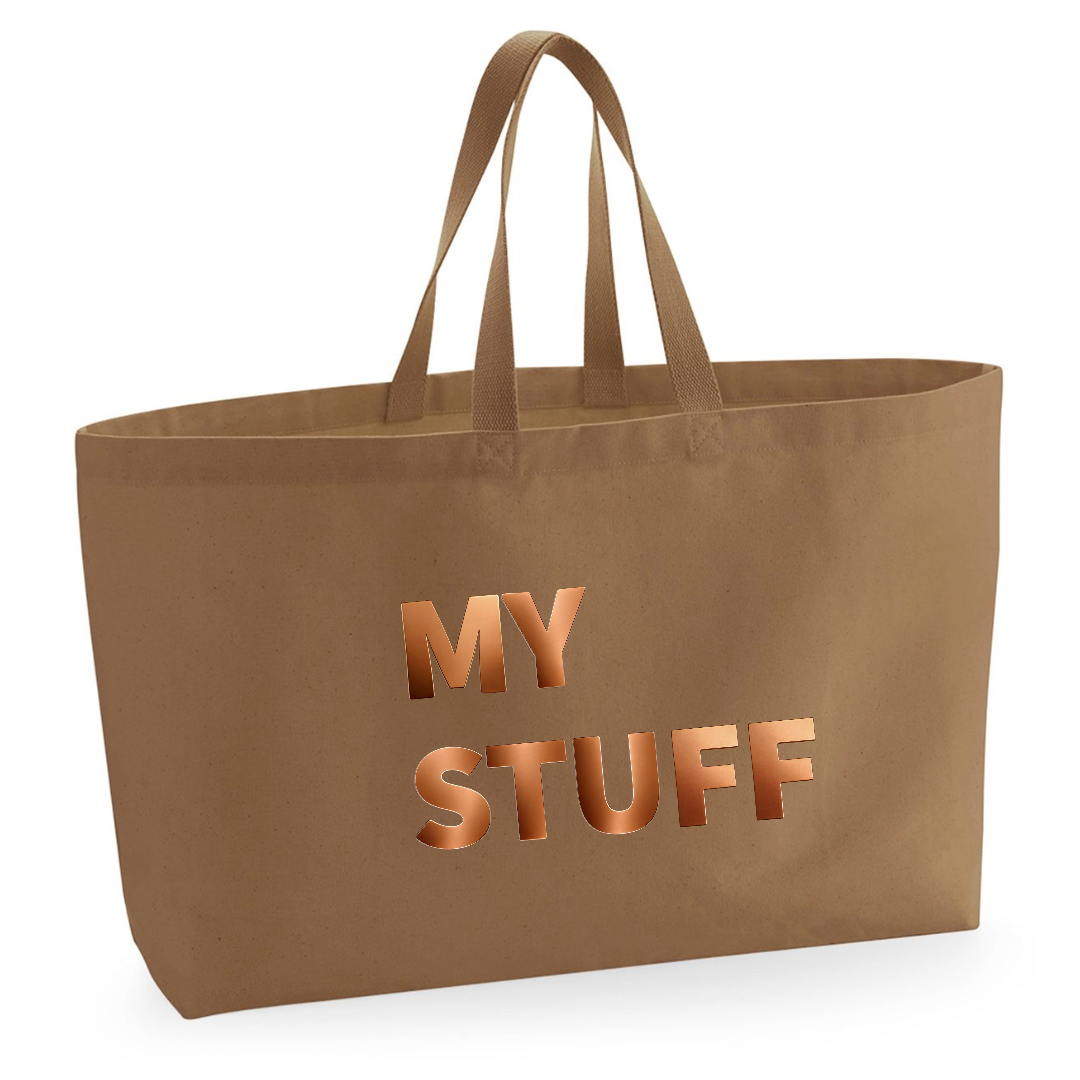 MY STUFF EXTRA LARGE TOTE BAG