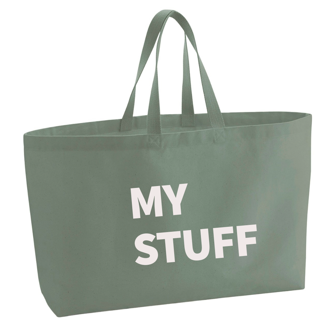 MY STUFF EXTRA LARGE TOTE BAG
