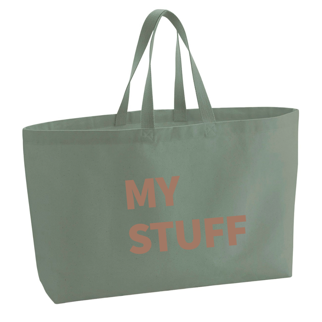 MY STUFF EXTRA LARGE TOTE BAG