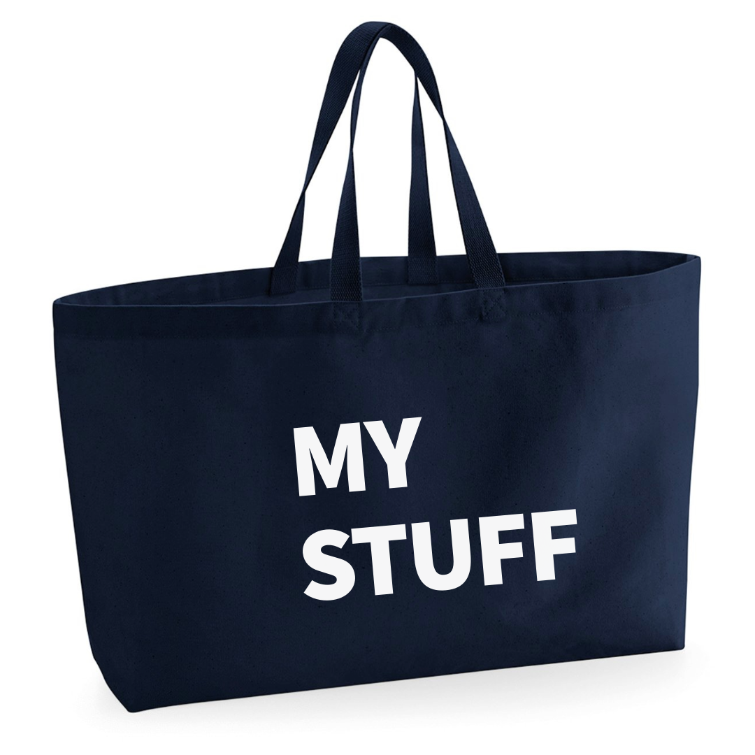 MY STUFF EXTRA LARGE TOTE BAG