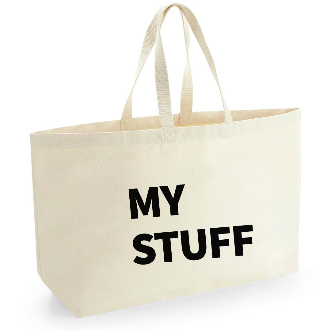 MY STUFF EXTRA LARGE TOTE BAG