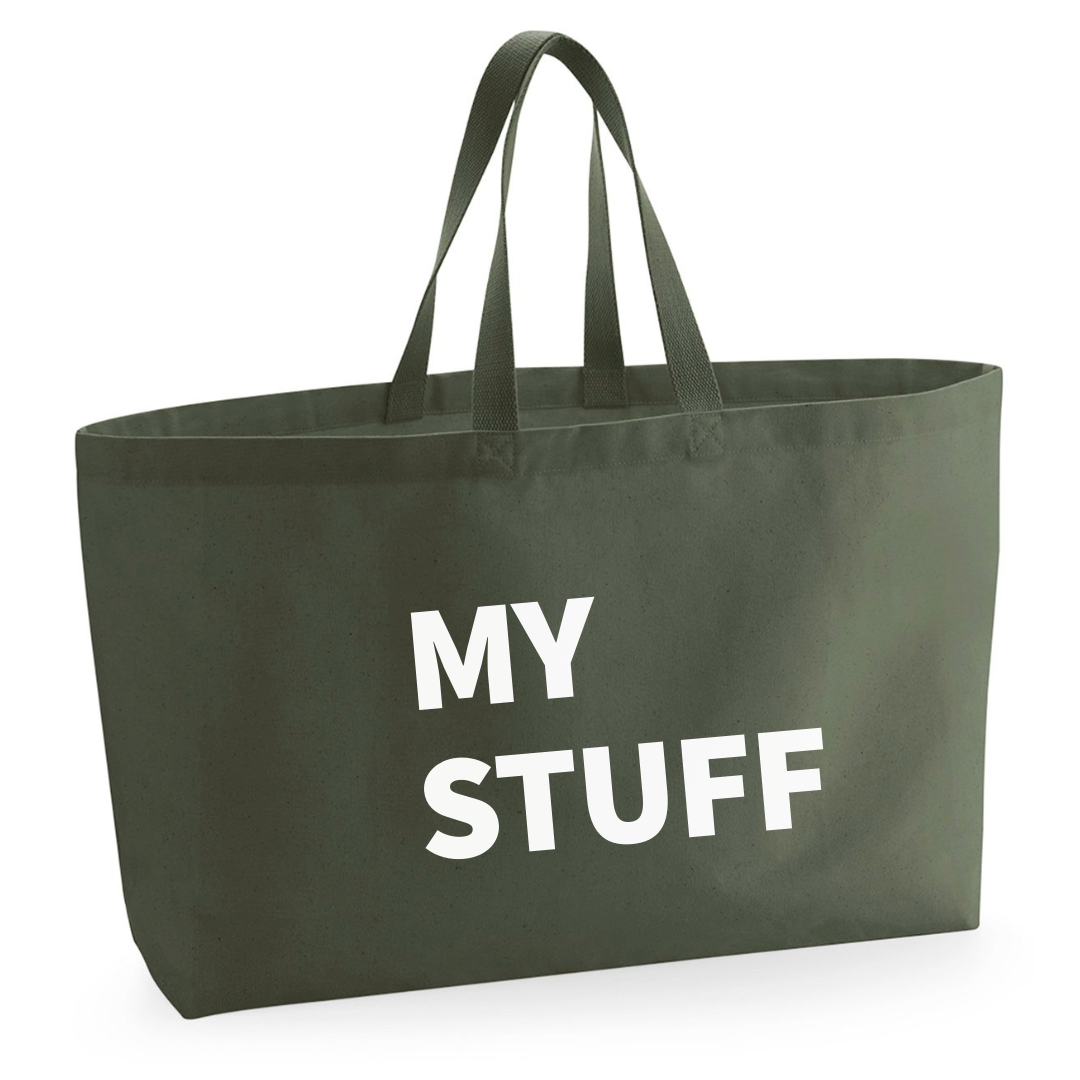 MY STUFF EXTRA LARGE TOTE BAG