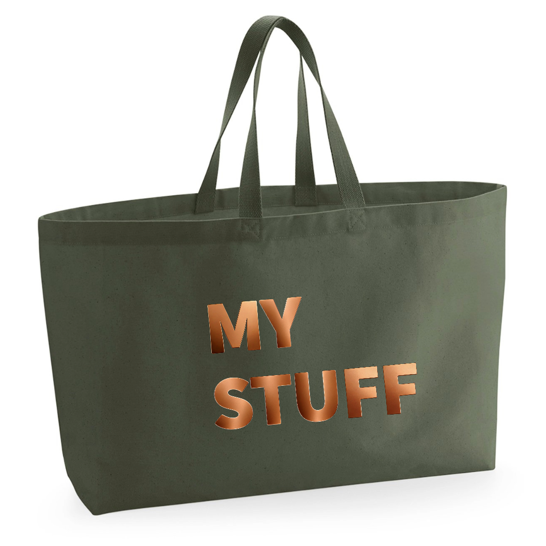 MY STUFF EXTRA LARGE TOTE BAG