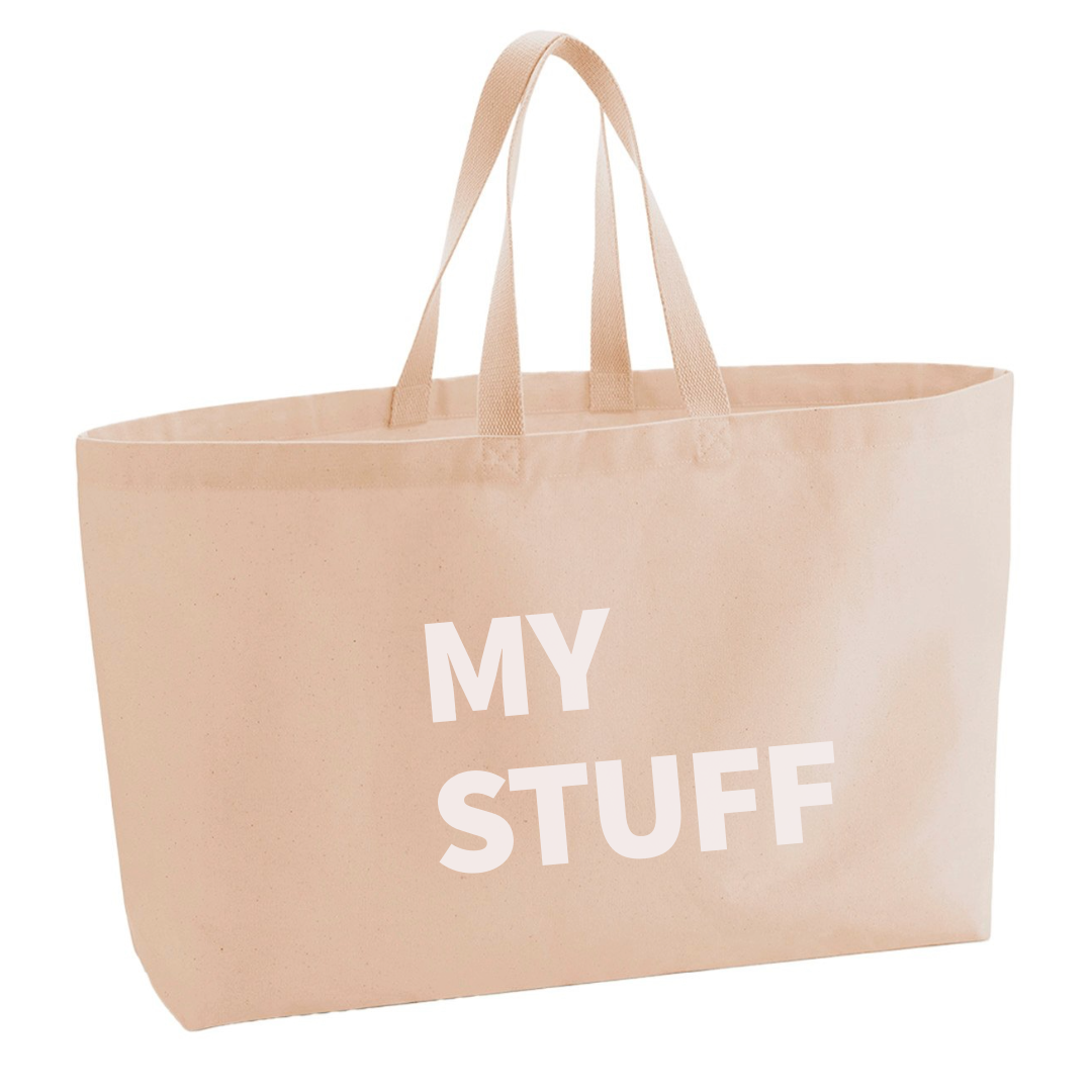 MY STUFF EXTRA LARGE TOTE BAG