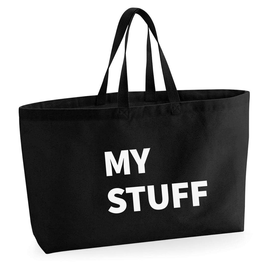 MY STUFF EXTRA LARGE TOTE BAG