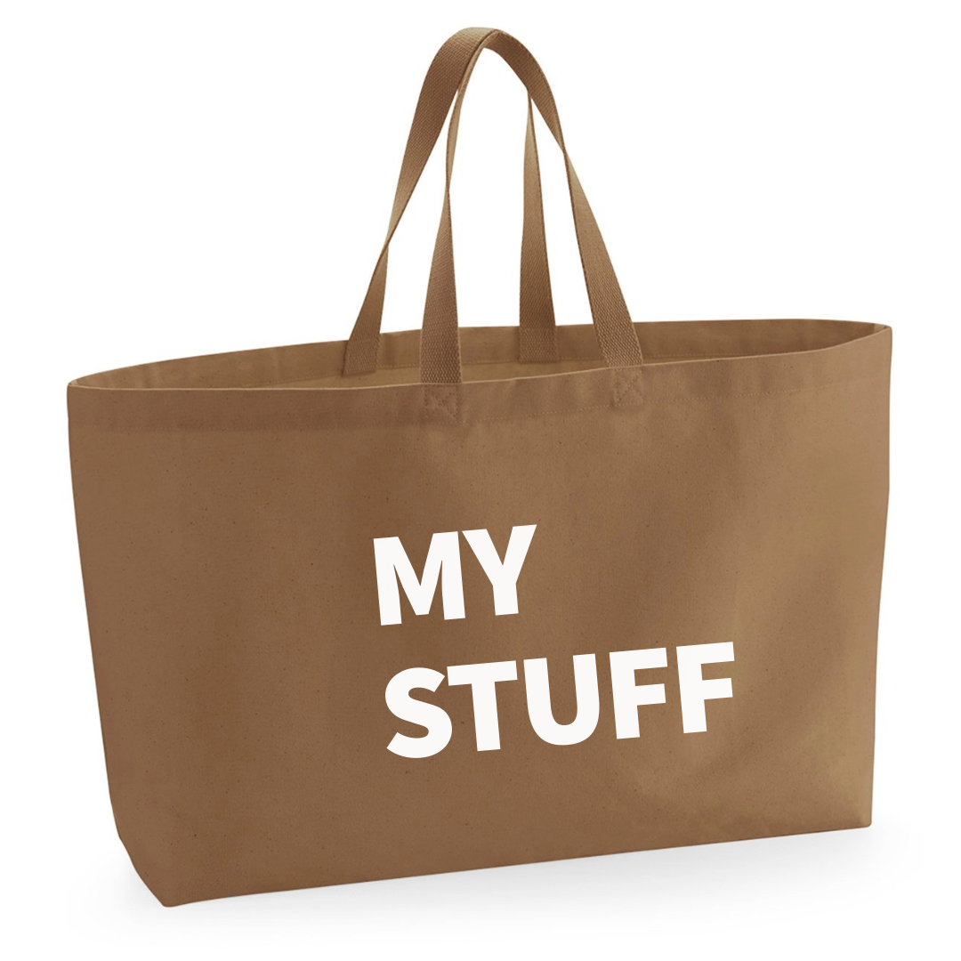 MY STUFF EXTRA LARGE TOTE BAG
