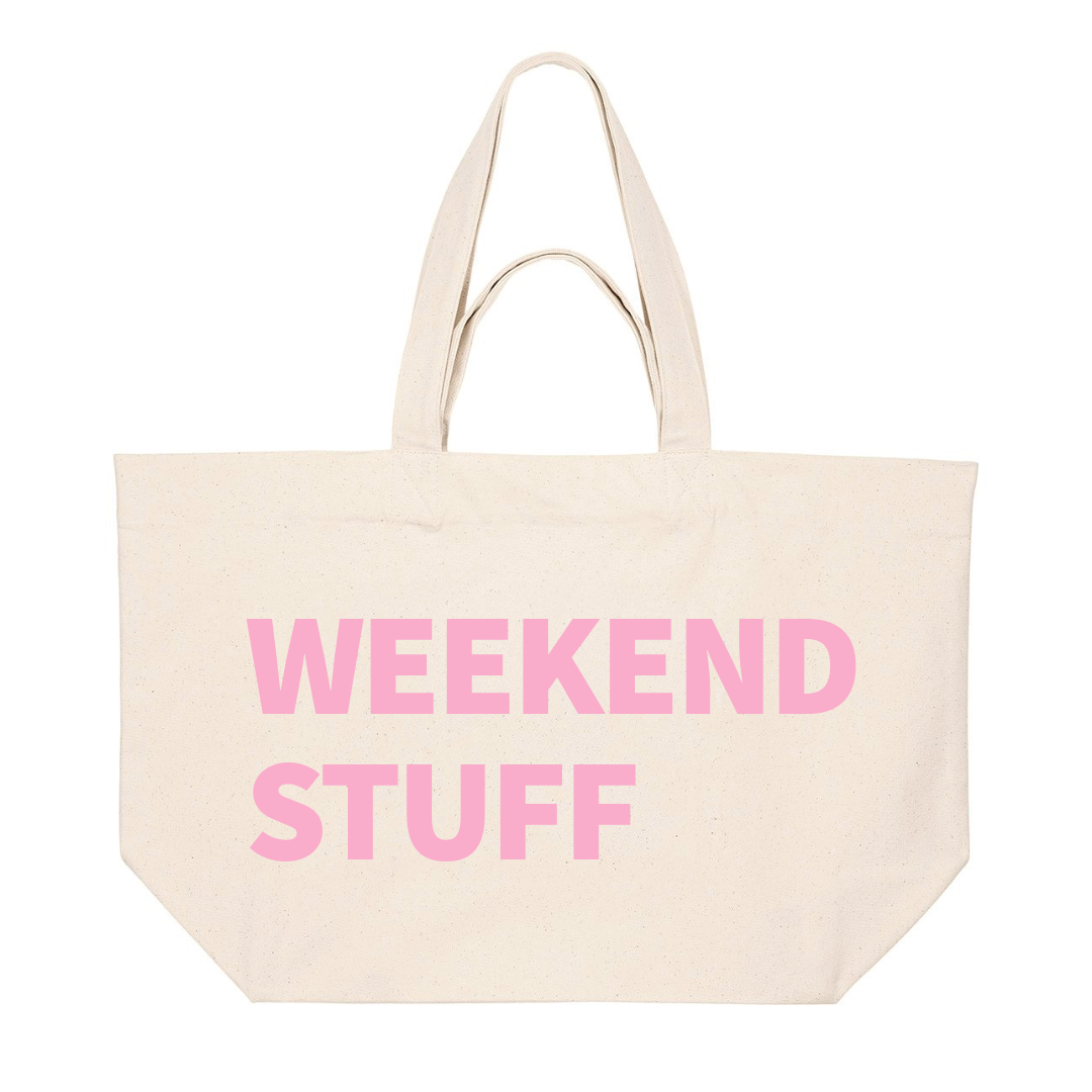 WEEKEND STUFF PREMIUM TOTE BAG