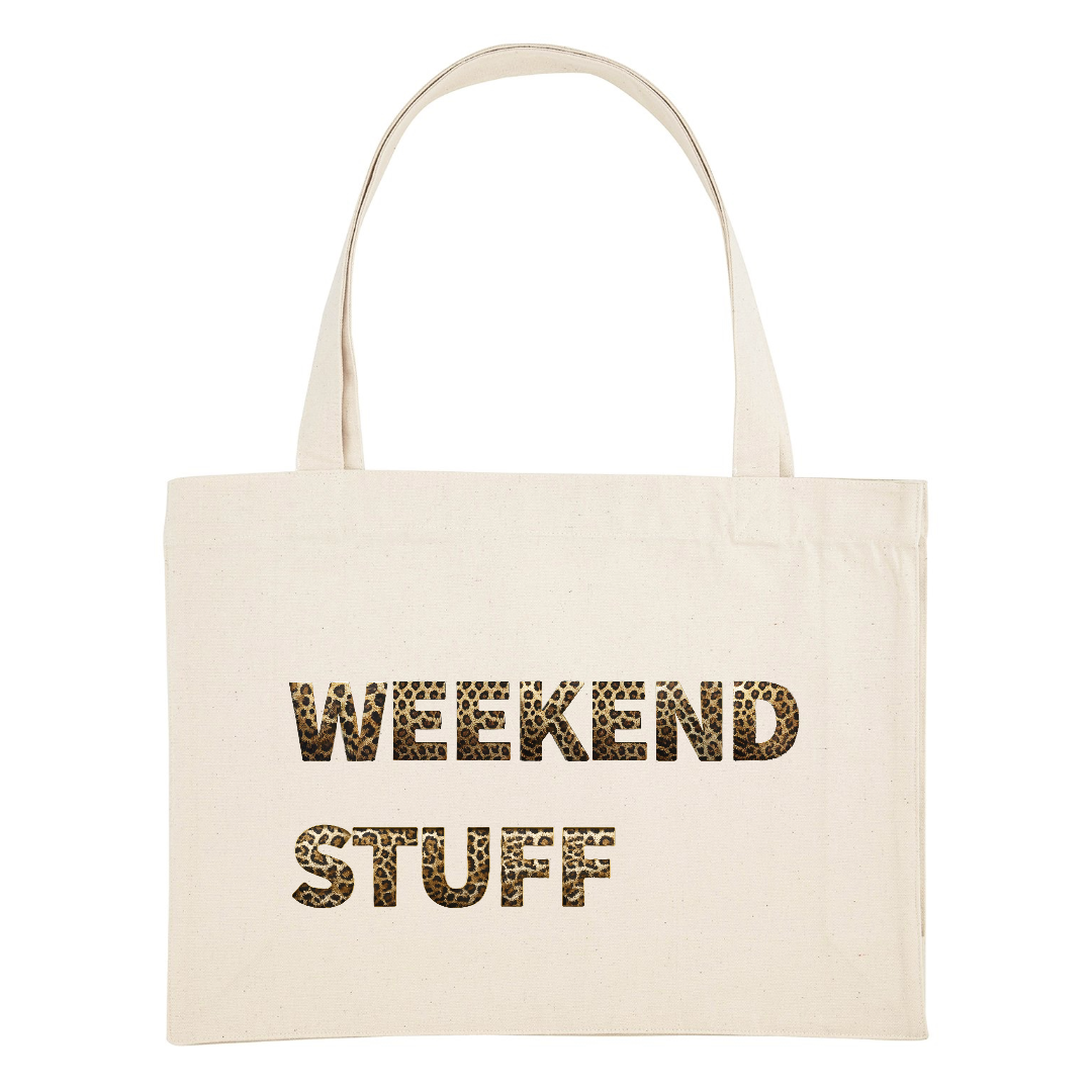 WEEKEND STUFF STANDARD TOTE BAG