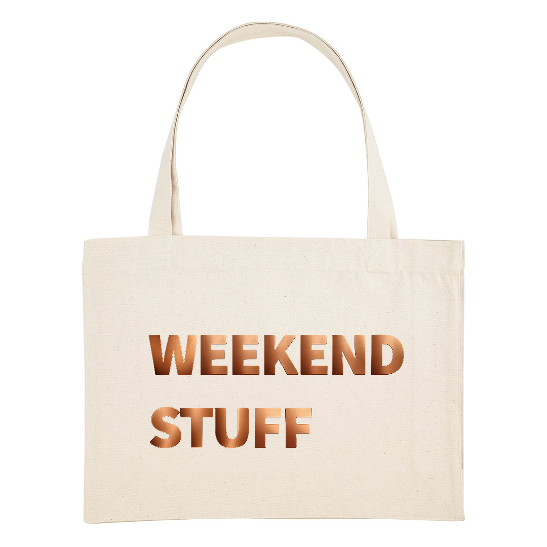 WEEKEND STUFF STANDARD TOTE BAG