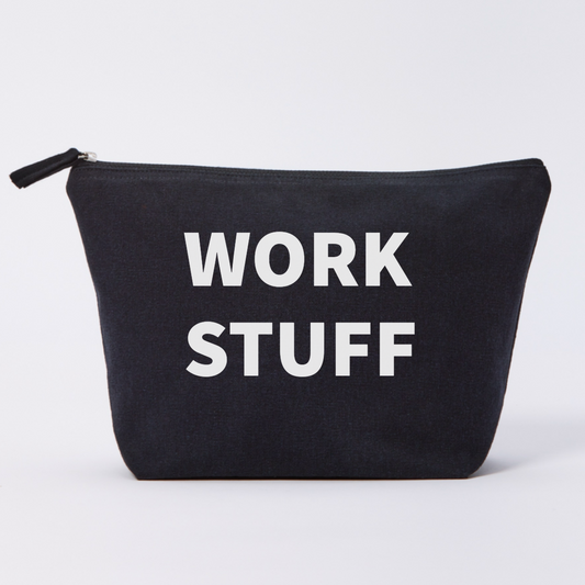 WORK STUFF CANVAS POUCH