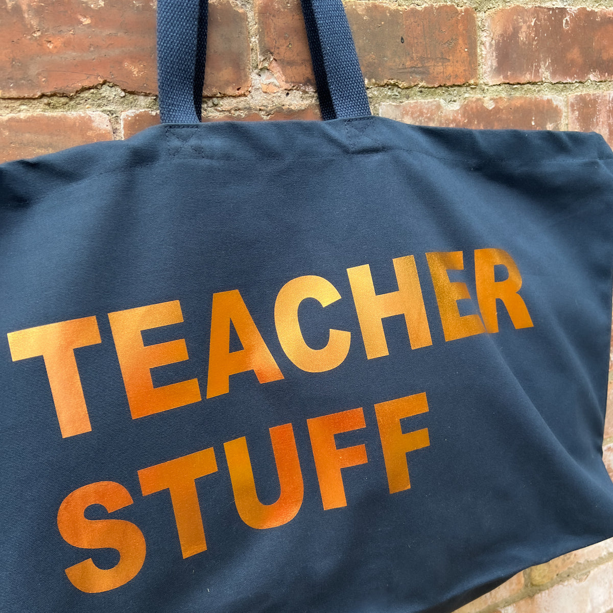 PERSONALISED NAVY EXTRA LARGE TOTE BAG My Bags Of Stuff