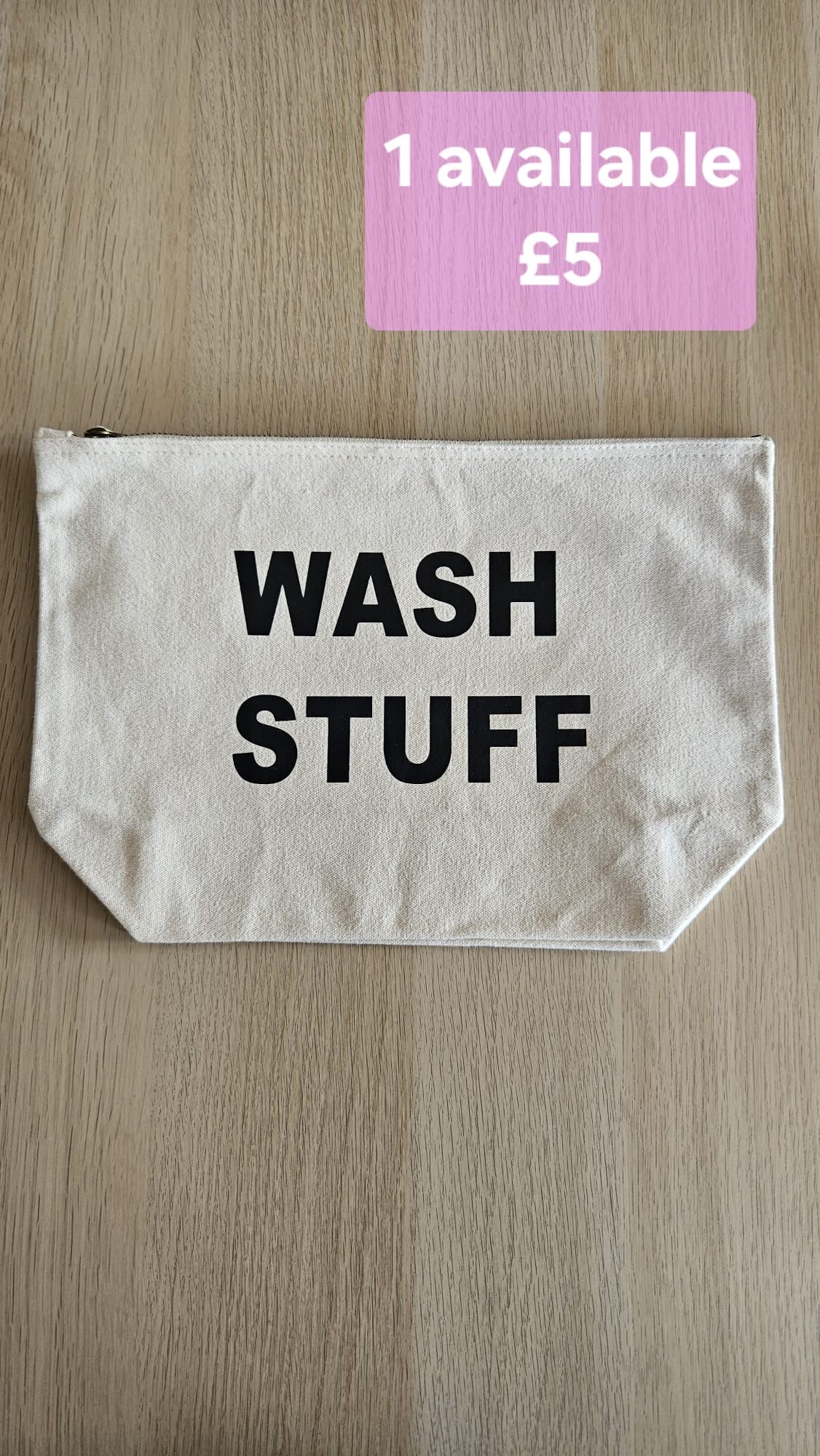 WASH STUFF POUCH SECOND/ SAMPLE