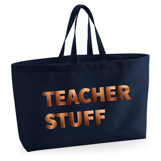 TEACHER STUFF EXTRA LARGE TOTE BAG