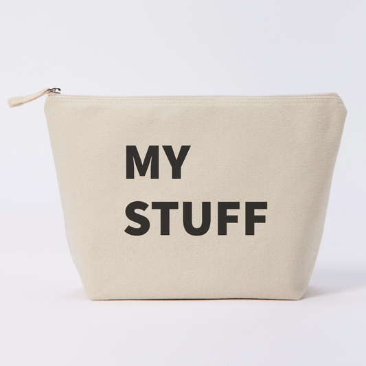 MY STUFF CANVAS POUCH