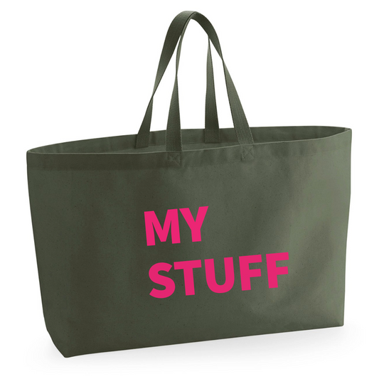 MY STUFF EXTRA LARGE TOTE BAG