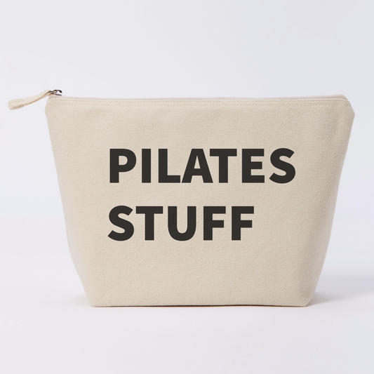 PILATES STUFF CANVAS POUCH
