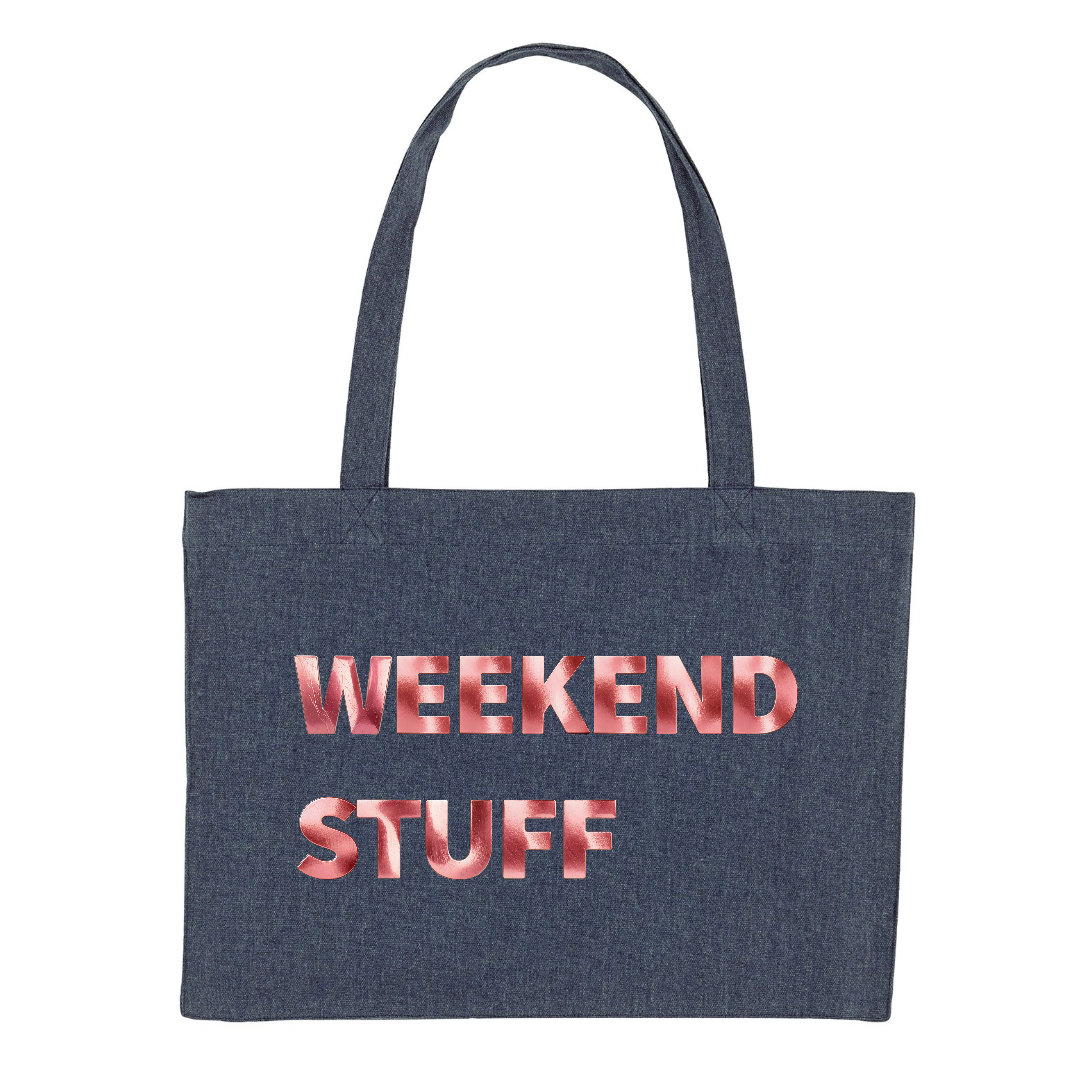 WEEKEND STUFF STANDARD TOTE BAG