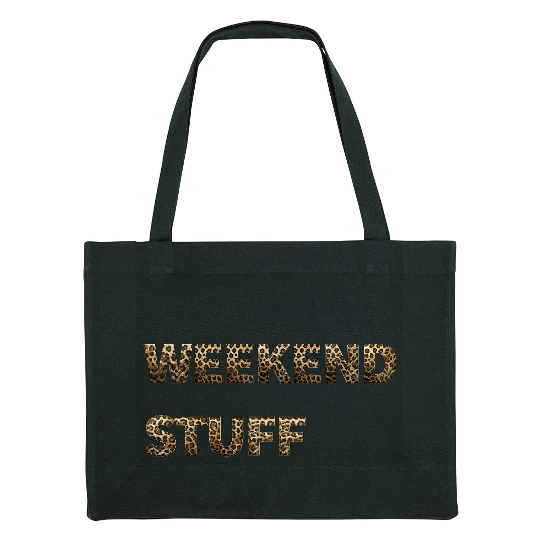 WEEKEND STUFF STANDARD TOTE BAG