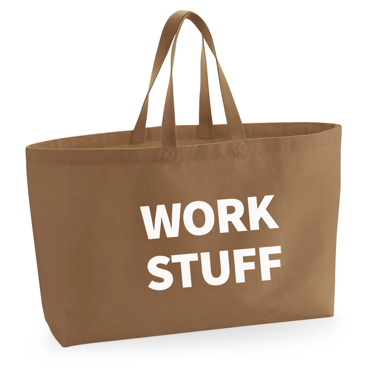 WORK STUFF EXTRA LARGE TOTE BAG