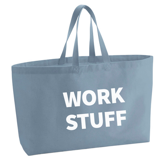 WORK STUFF EXTRA LARGE TOTE BAG