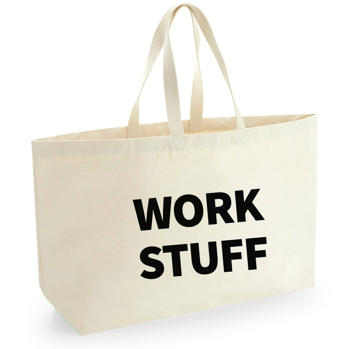 WORK STUFF EXTRA LARGE TOTE BAG