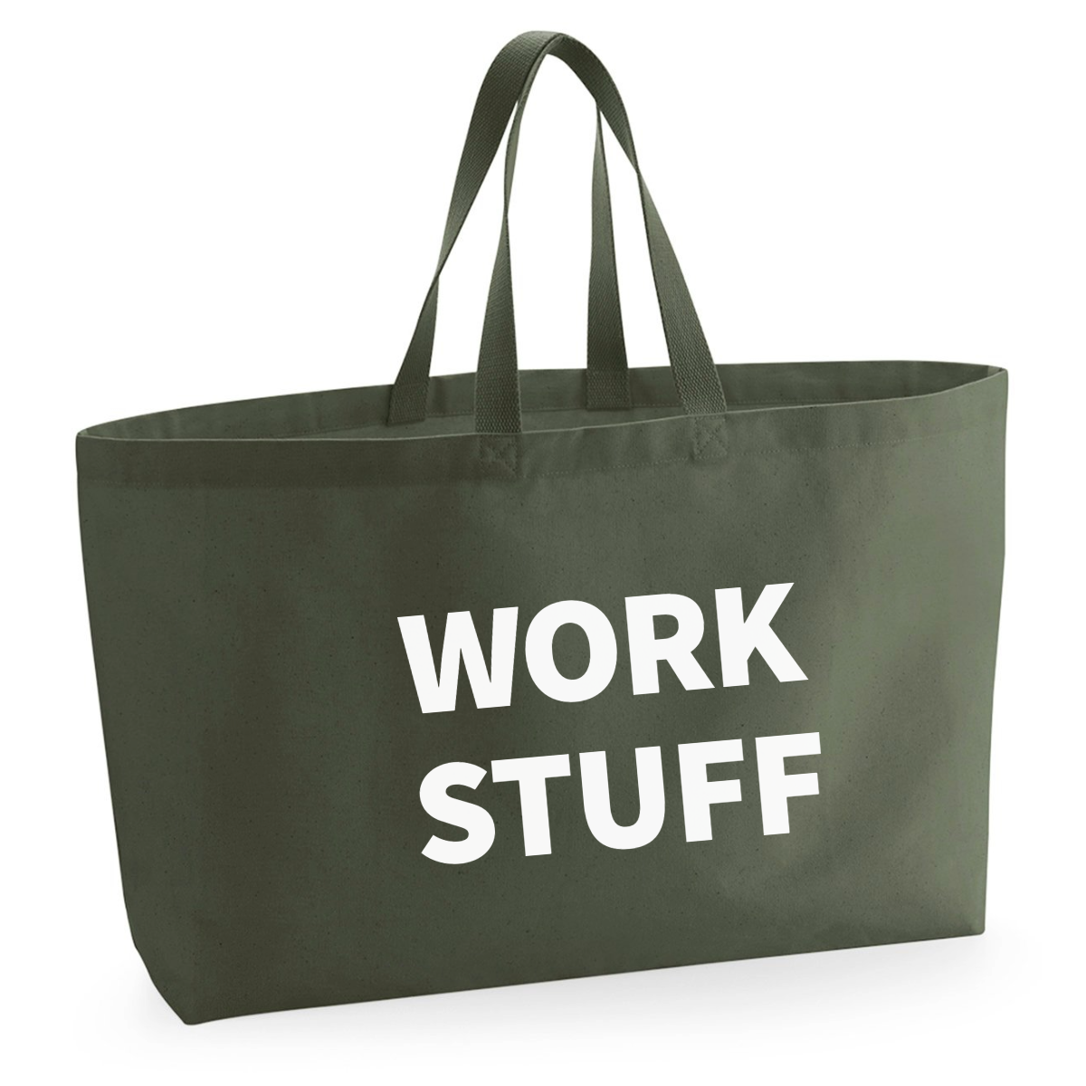 WORK STUFF EXTRA LARGE TOTE BAG