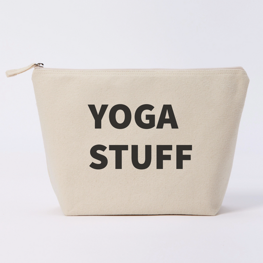 YOGA STUFF CANVAS POUCH