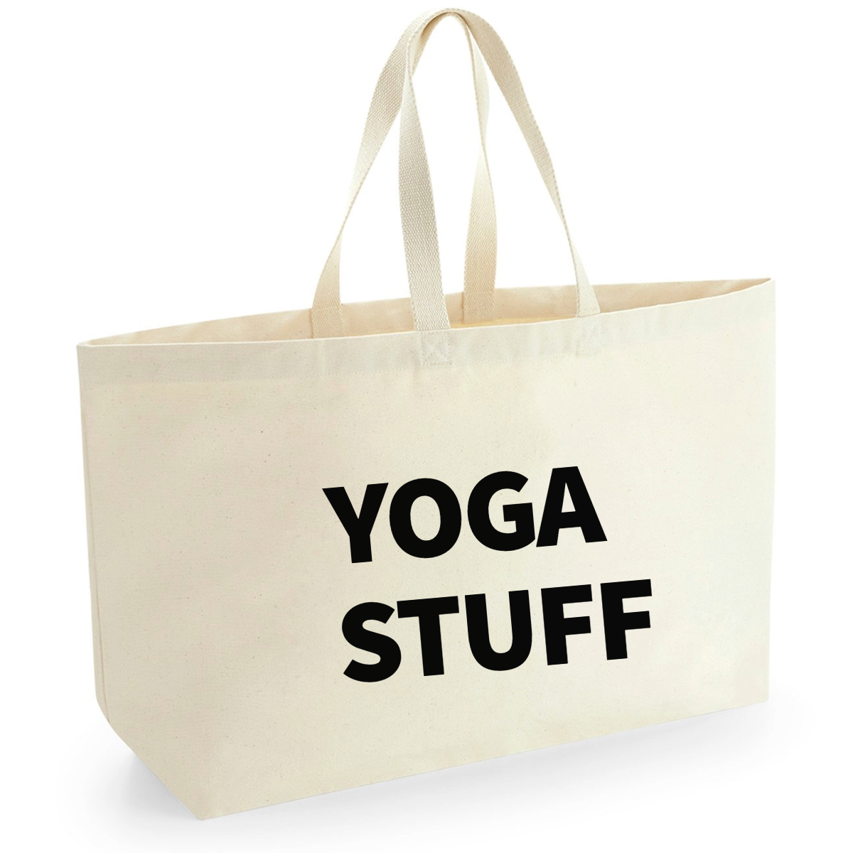 YOGA STUFF EXTRA LARGE TOTE BAG