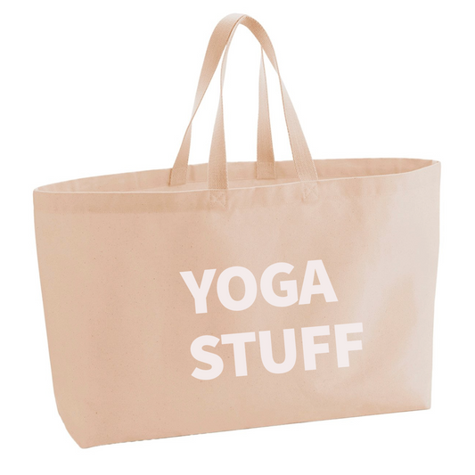 YOGA STUFF EXTRA LARGE TOTE BAG